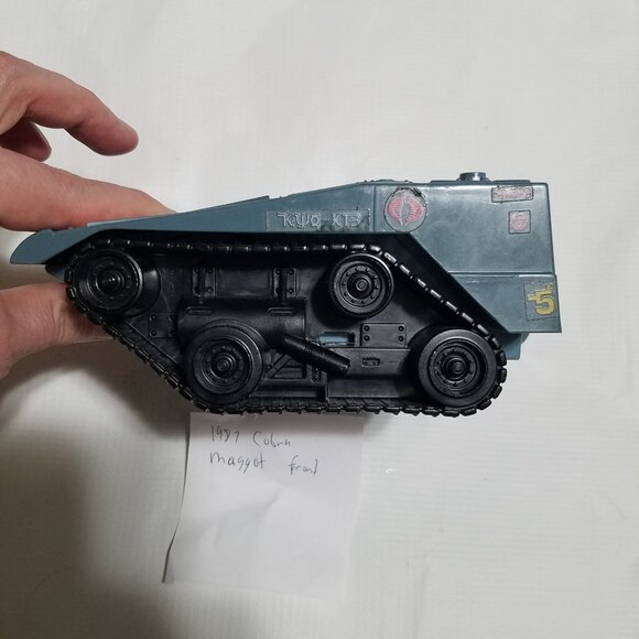 Cobra Maggot G.I. Joe Cobra 1987 Hasbro Vintage Action Figure Front Tank Vehicle - Picture 5 of 7